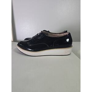 Patent Black Leather Steve Madden 10M Acedemia Hottie Winter Fall Holiday Shoes